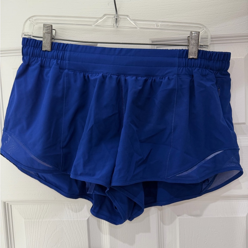 Lululemon Athletica Royal Blue hotty hot Shorts (low rise, 2.5 inch)